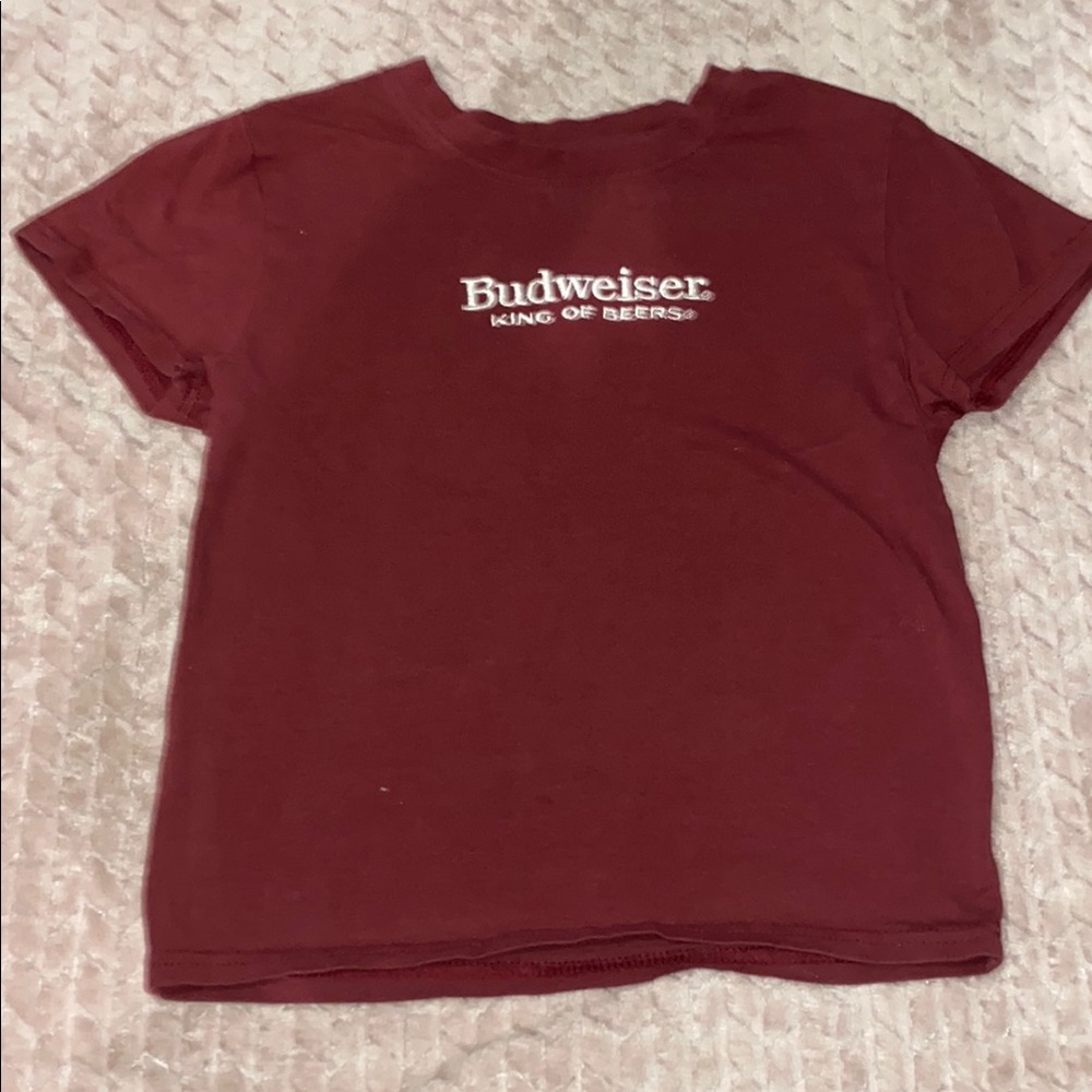 Budweiser Maroon T-Shirt